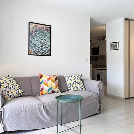 En Bord De Avec Terrasse, 3 Pieces, 4 Couchages, Parking Prive Au Lavandou - Fr-1-251-555 شقة لو لا فاندو