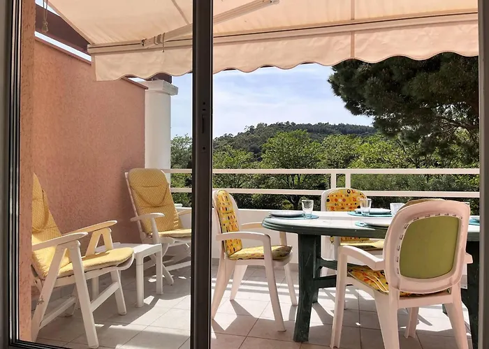 Lejlighed En Bord De Avec Terrasse, 3 Pieces, 4 Couchages, Parking Prive Au Lavandou - Fr-1-251-555 *